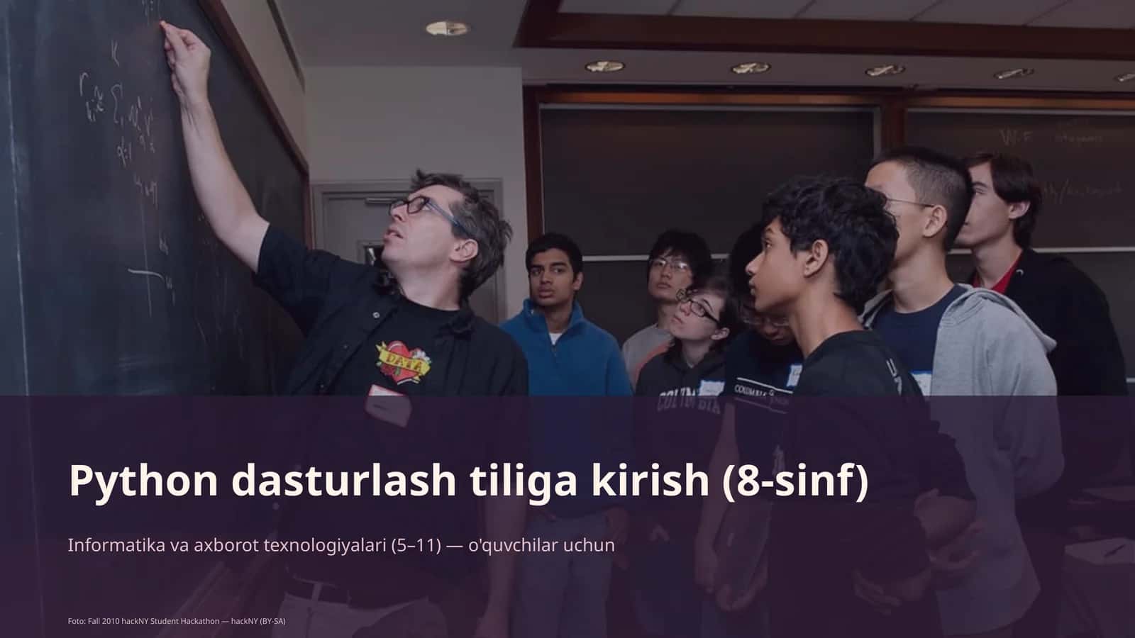 Python dasturlash tiliga kirish (8-sinf) 1