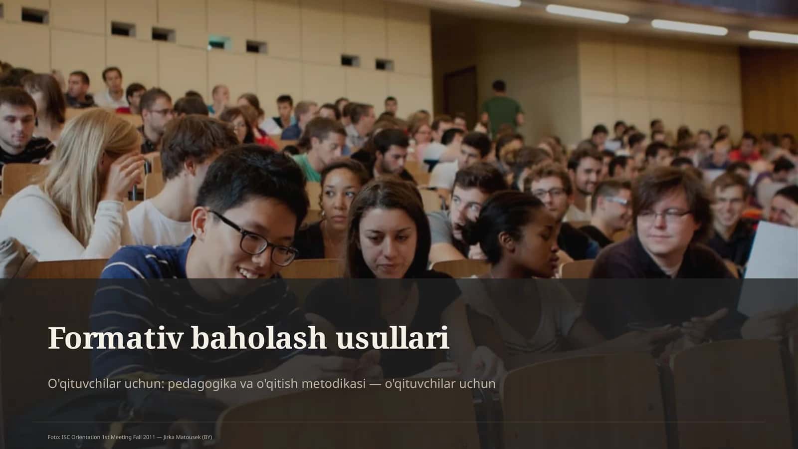 Formativ baholash usullari 1