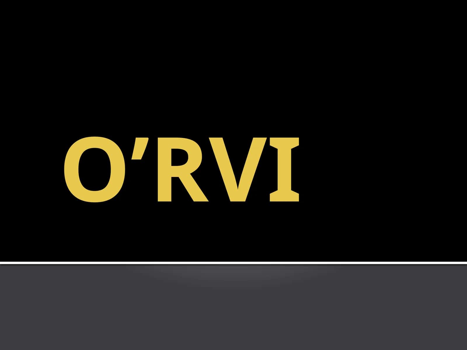 O’RVI 1