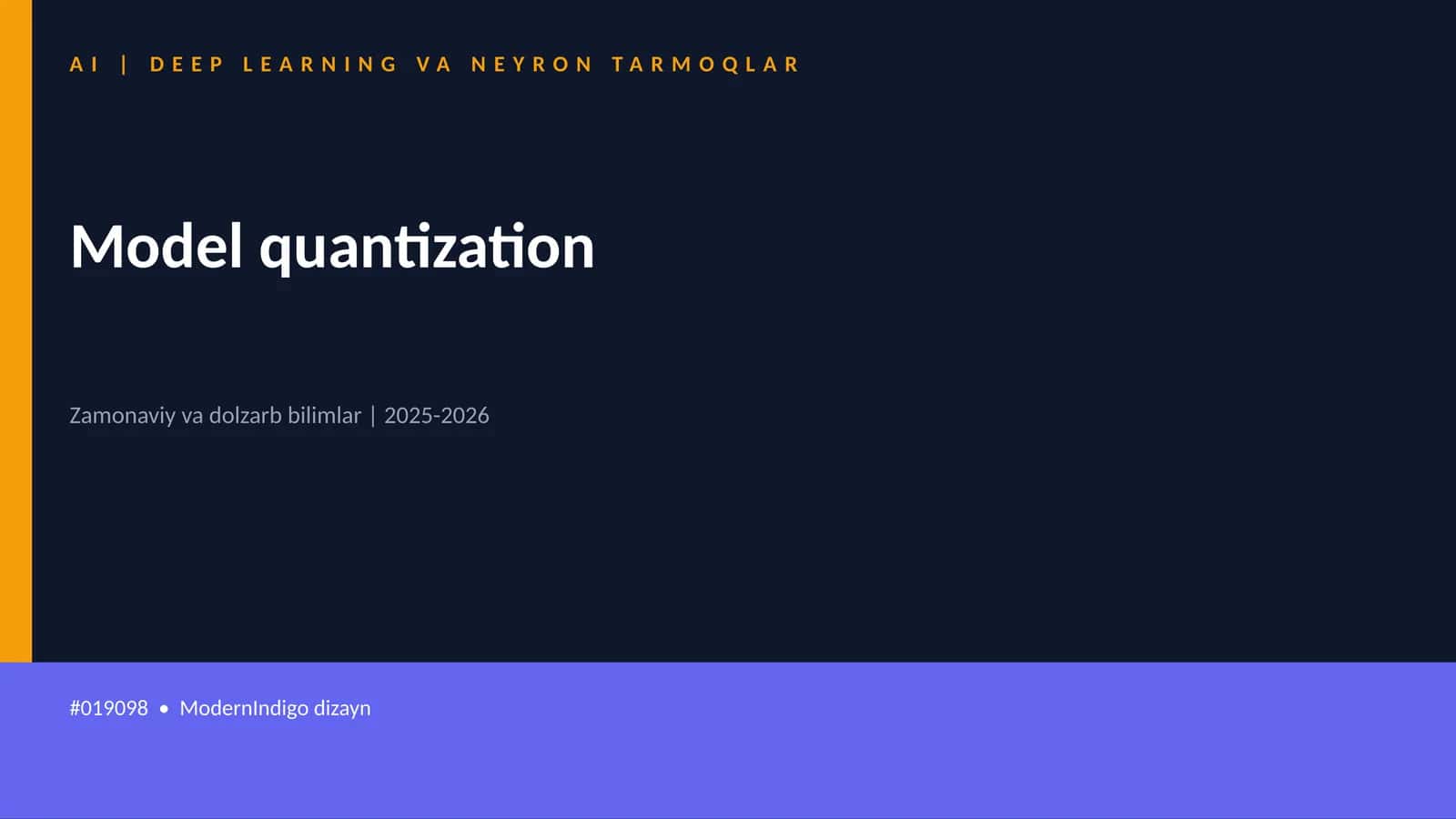 AI | DEEP LEARNING VA NEYRON TARMOQLAR 1