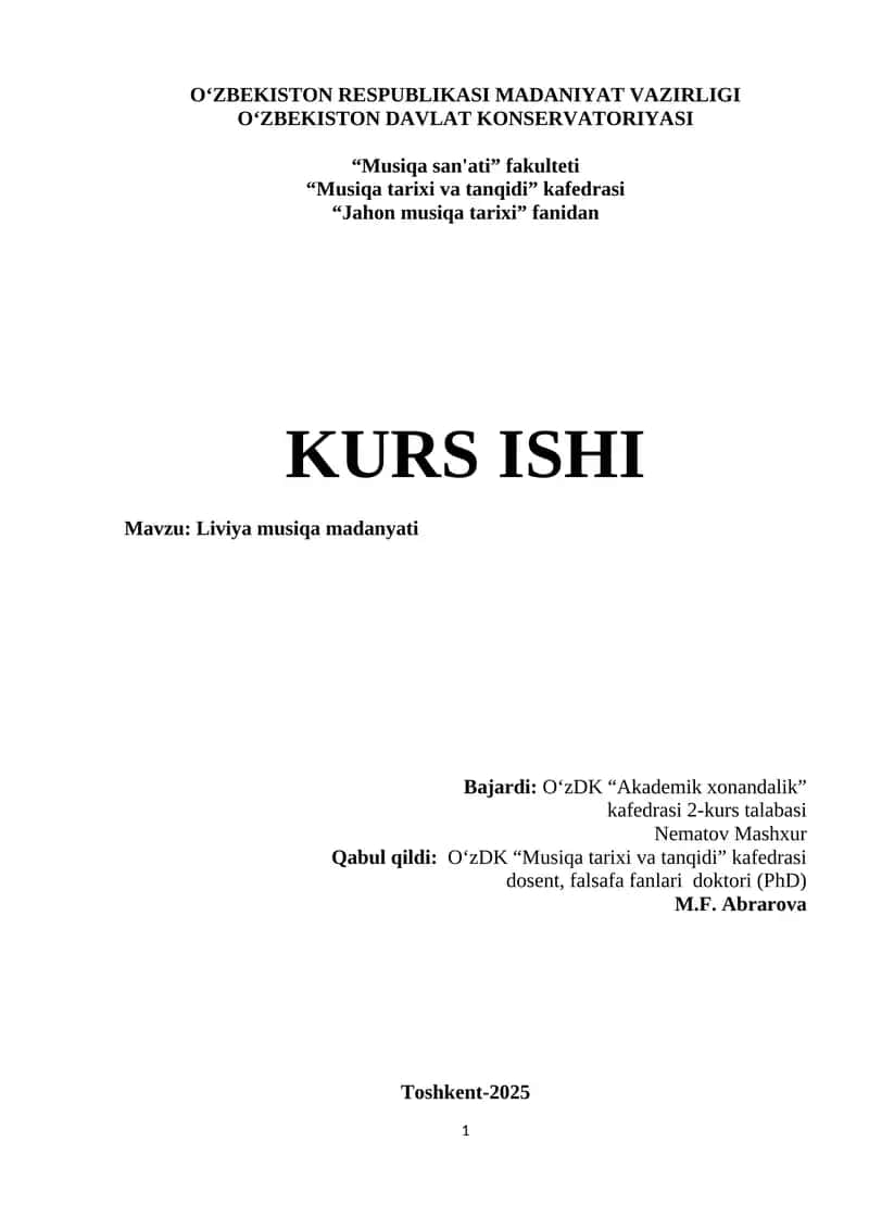 Liviya musiqa madanyati 1