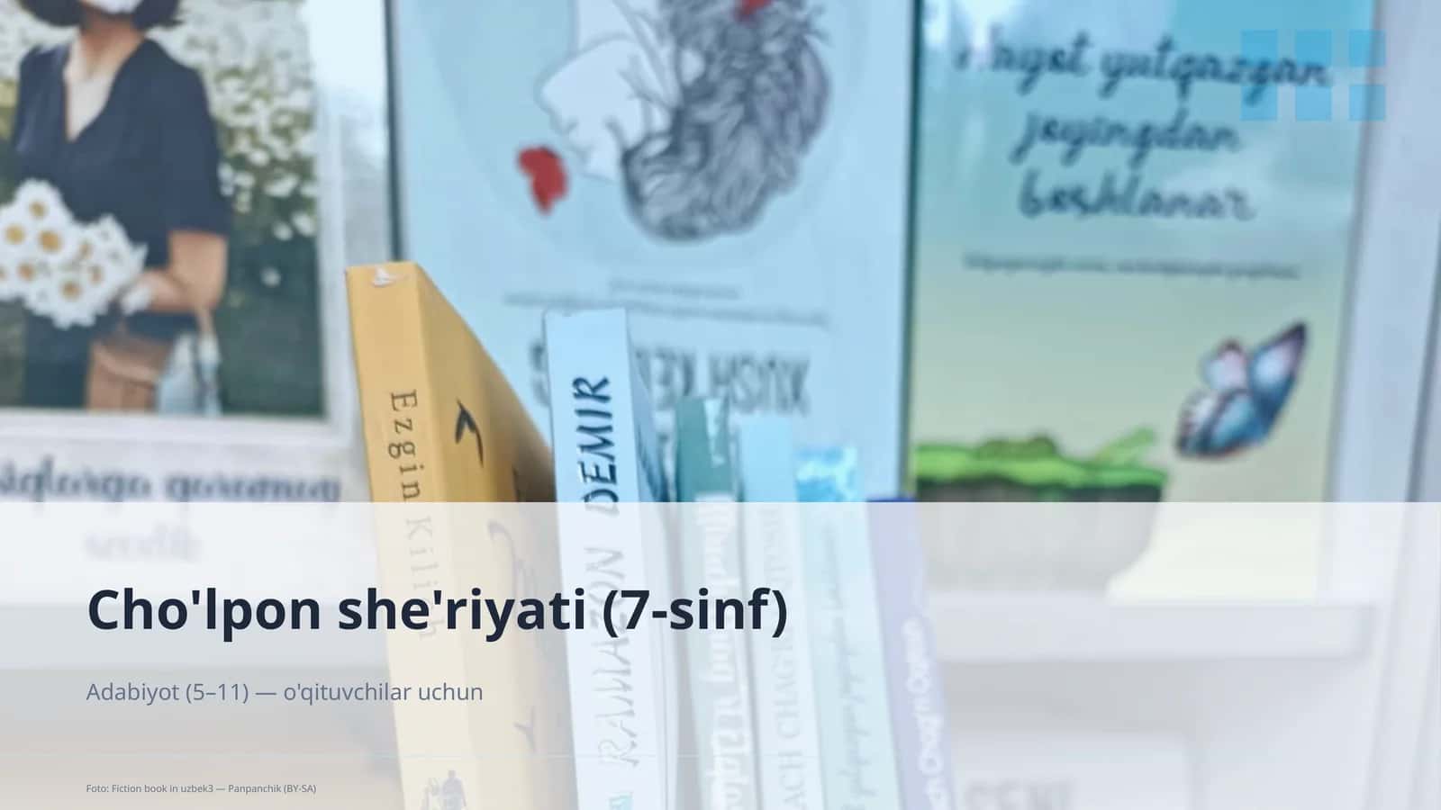 Cho'lpon she'riyati (7-sinf) 1
