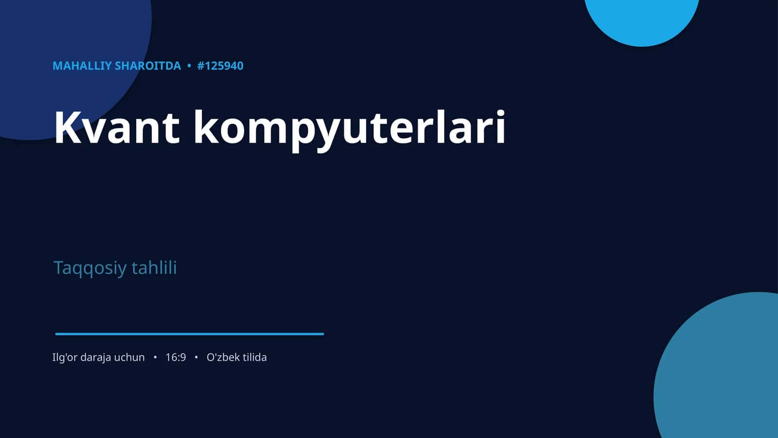 Kvant kompyuterlari 1