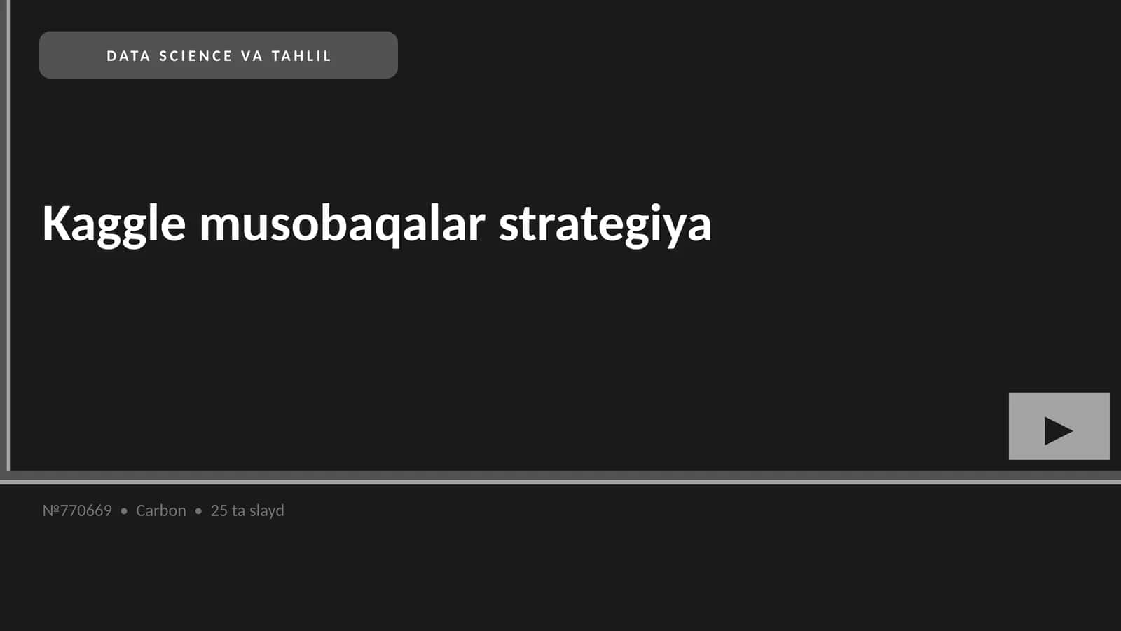 DATA SCIENCE VA TAHLIL 1