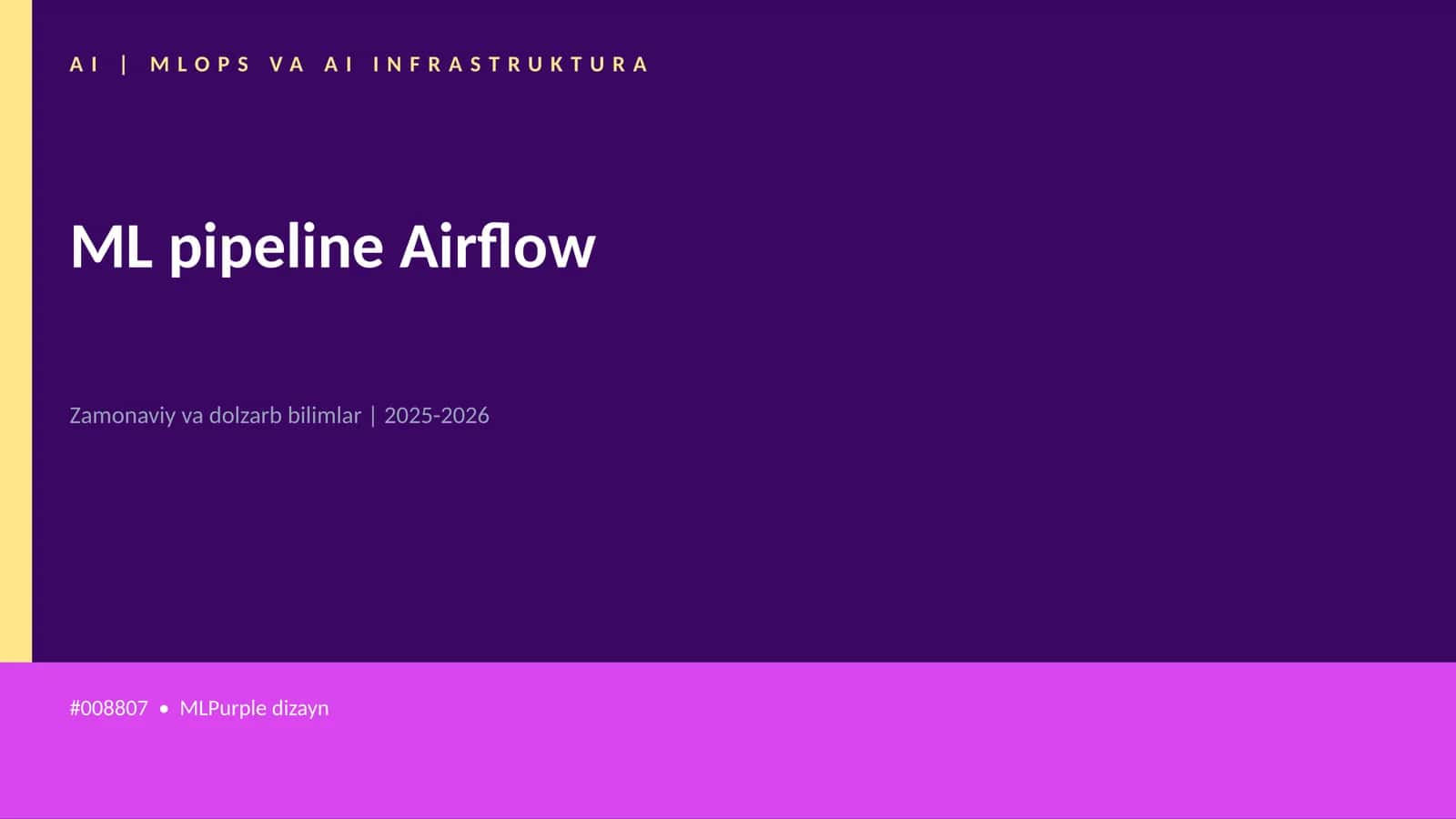 ML pipeline Airflow 1