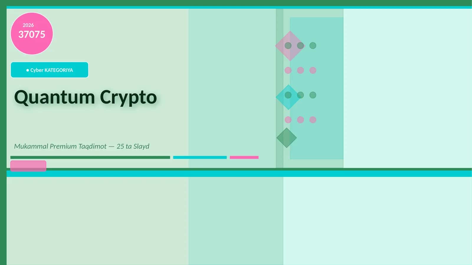 Quantum Crypto 1