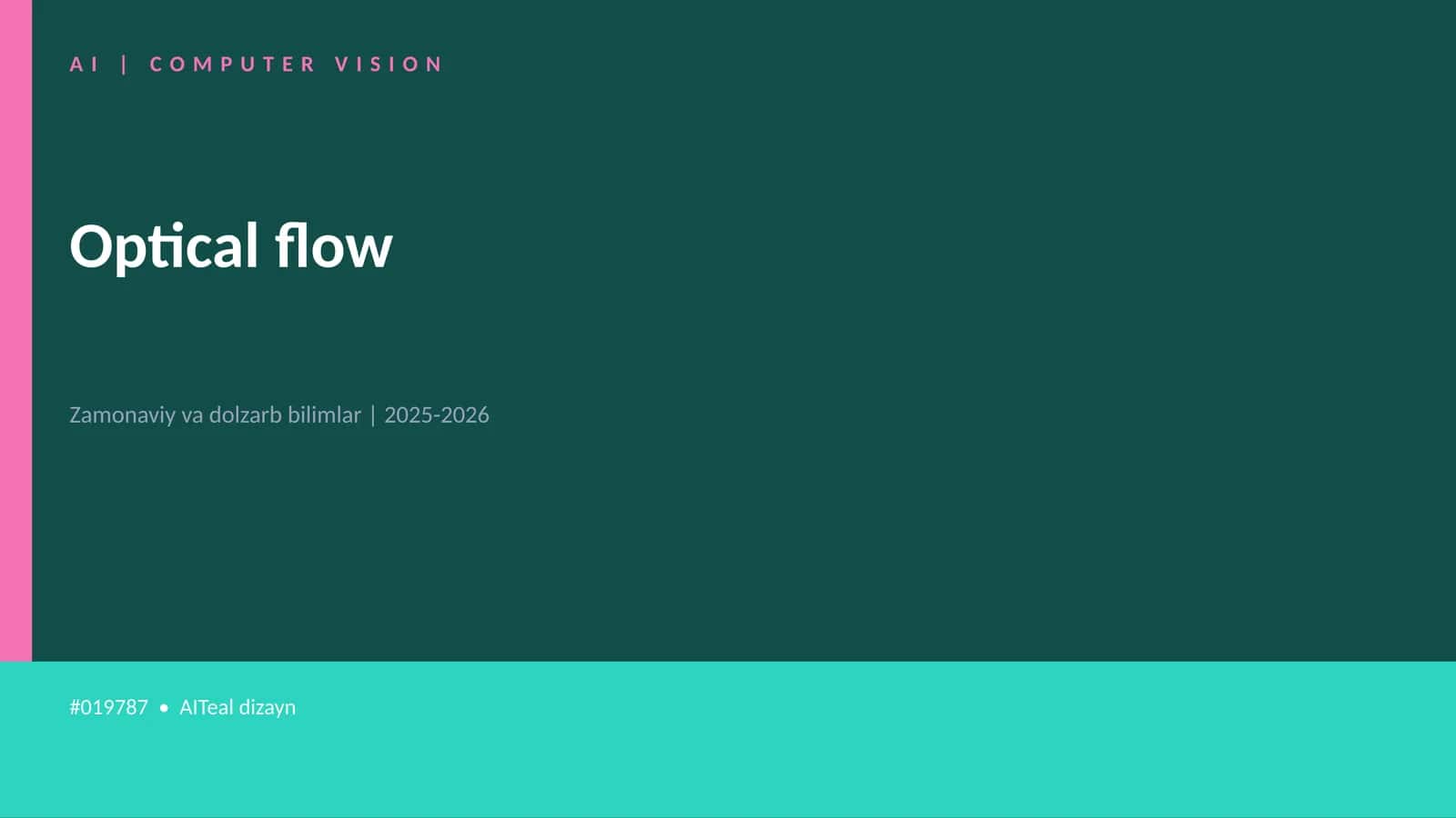 Optical flow 1