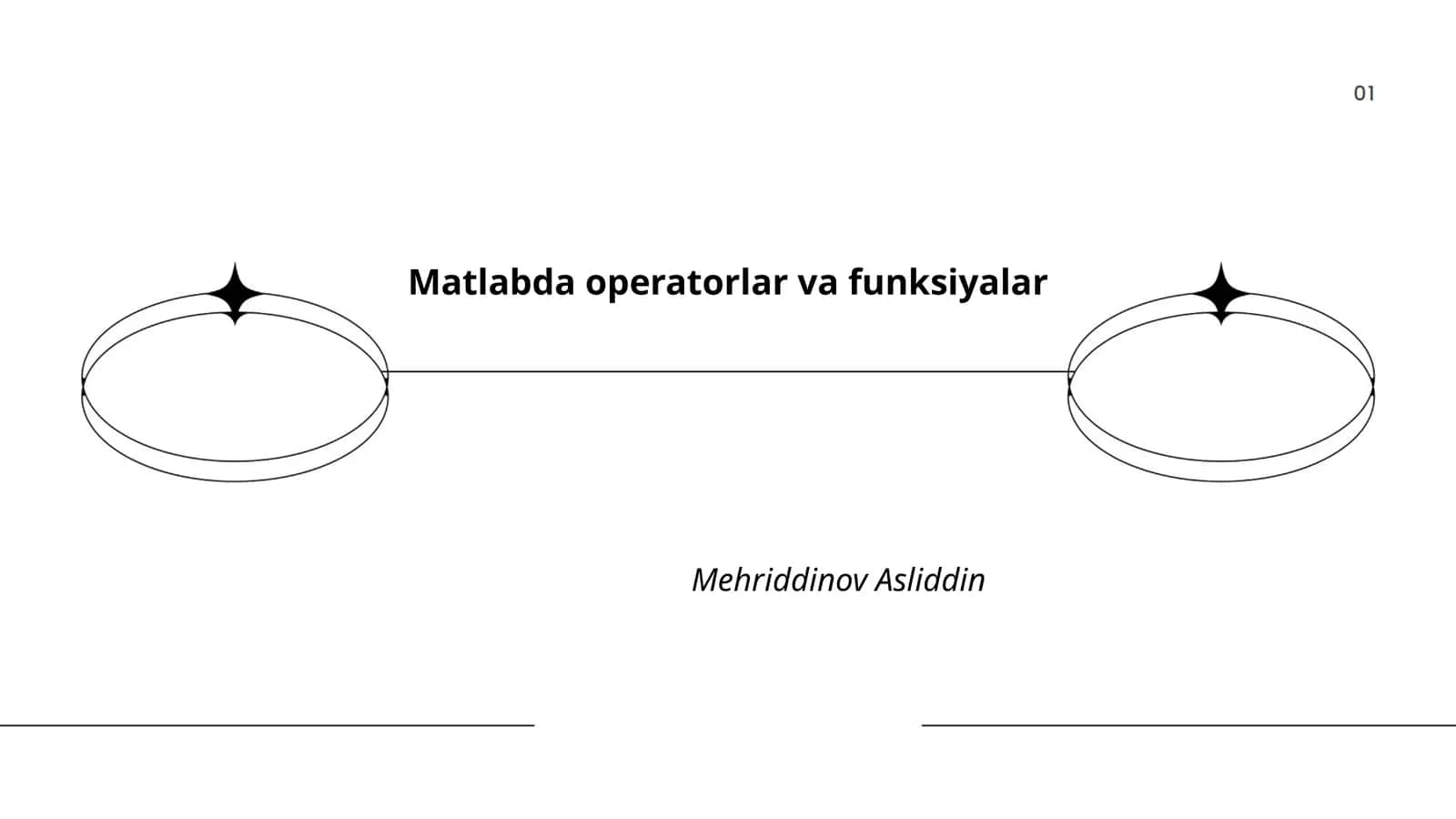 Matlabda operatorlar va funksiyalar 1