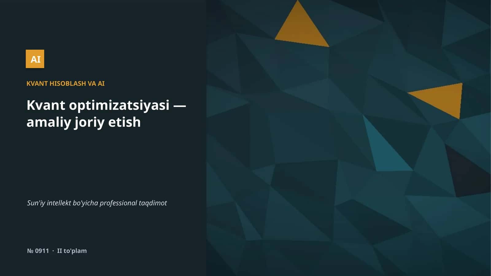 KVANT HISOBLASH VA AI 1