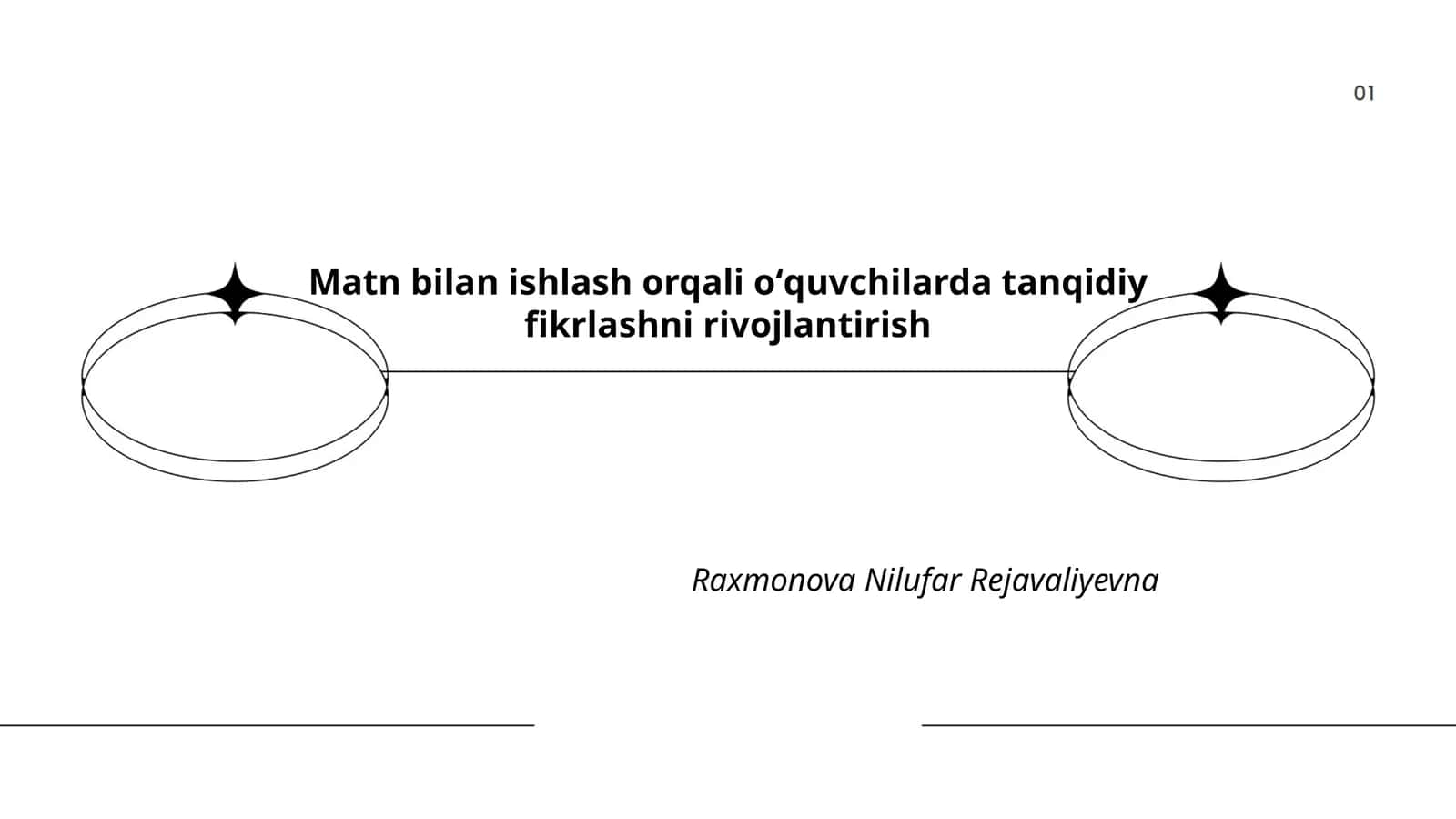 Matn bilan ishlash orqali oʻquvchilarda tanqidiy fikrlashni rivojlantirish 1