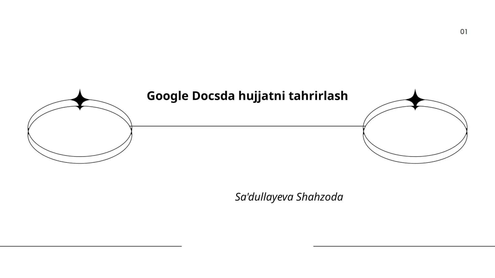 Google Docsda hujjatni tahrirlash 1