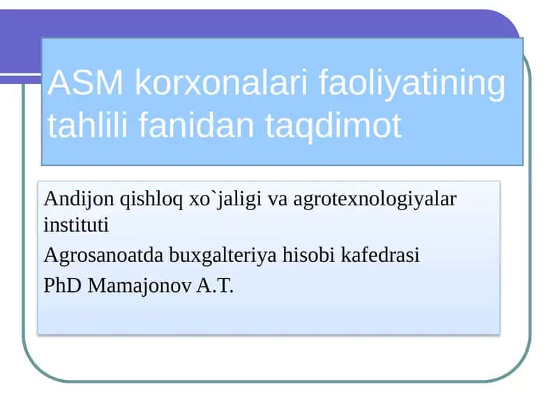 Adabiyotlar 1