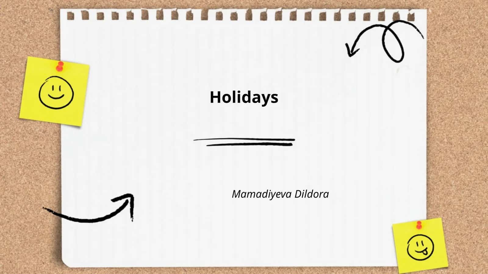 Holidays 1
