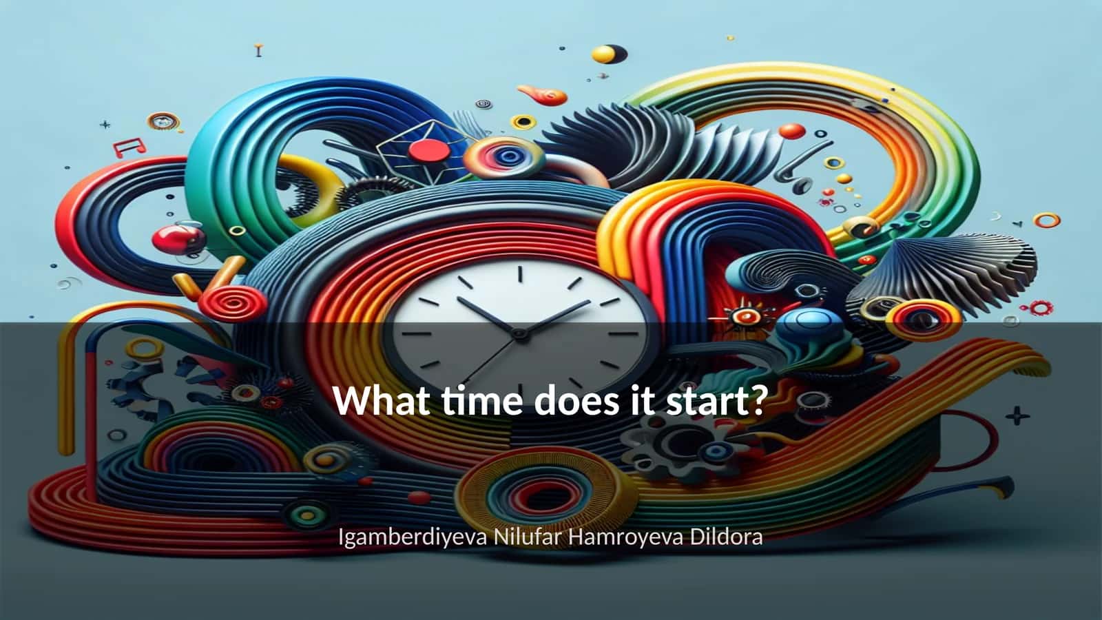 Start Time 1
