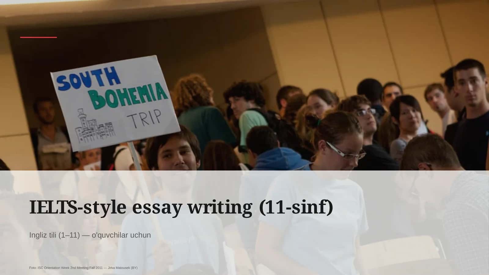 IELTS-style essay writing (11-sinf) 1