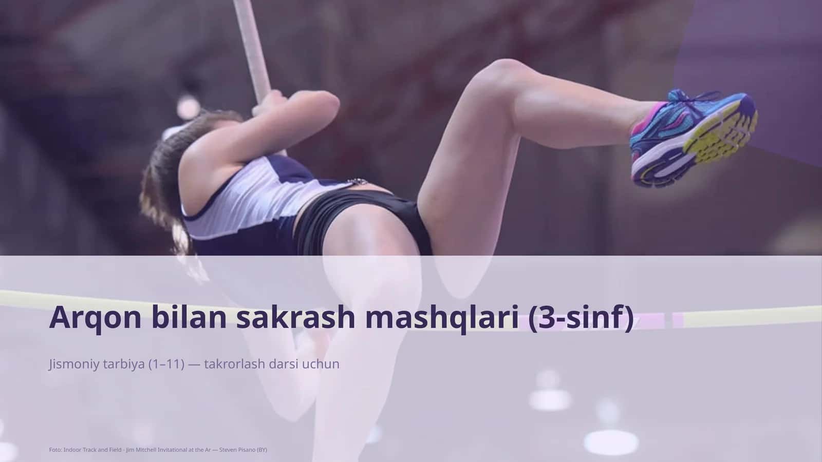 Arqon bilan sakrash mashqlari (3-sinf) 1