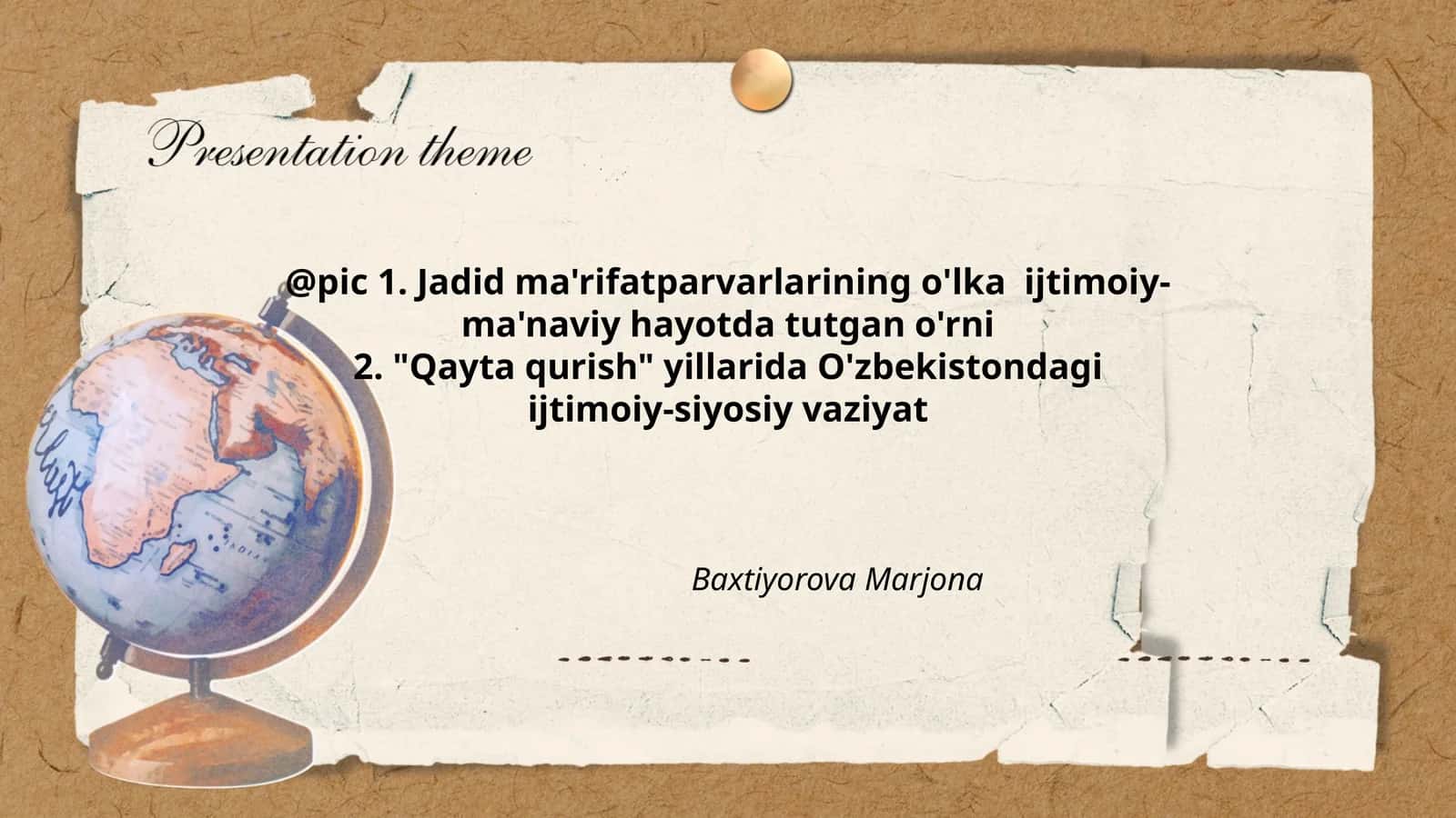 Qayta qurish yillarida O'zbekistondagi ijtimoiy-siyosiy vaziyat 1