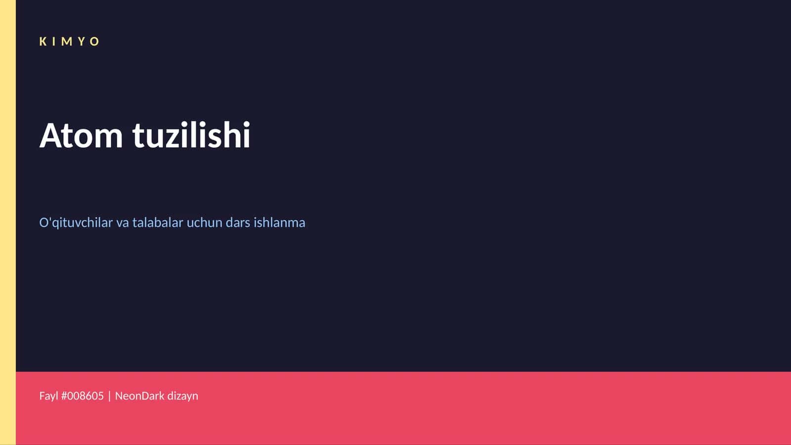 Atom tuzilishi 1