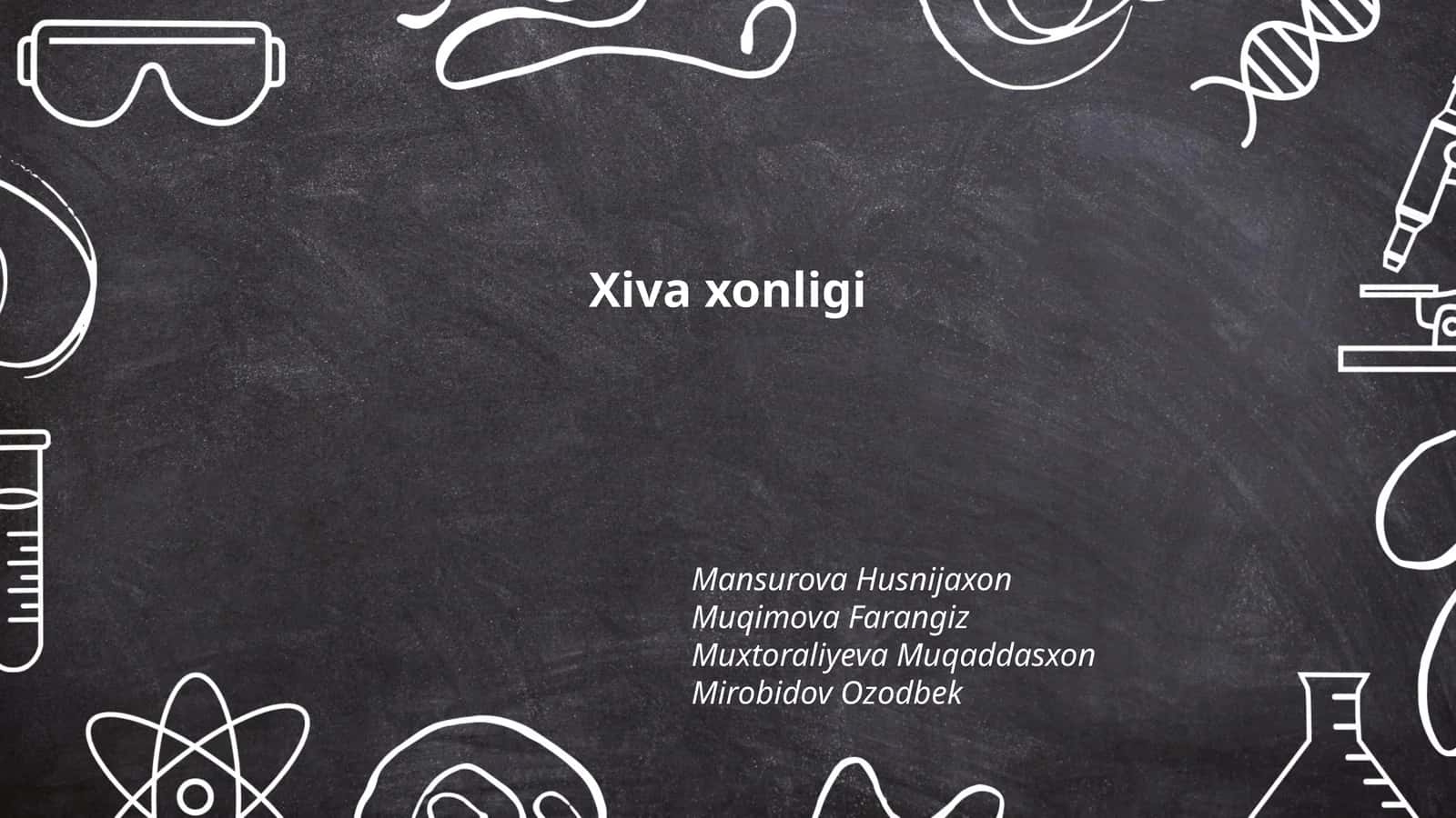 Xiva xonligi 1