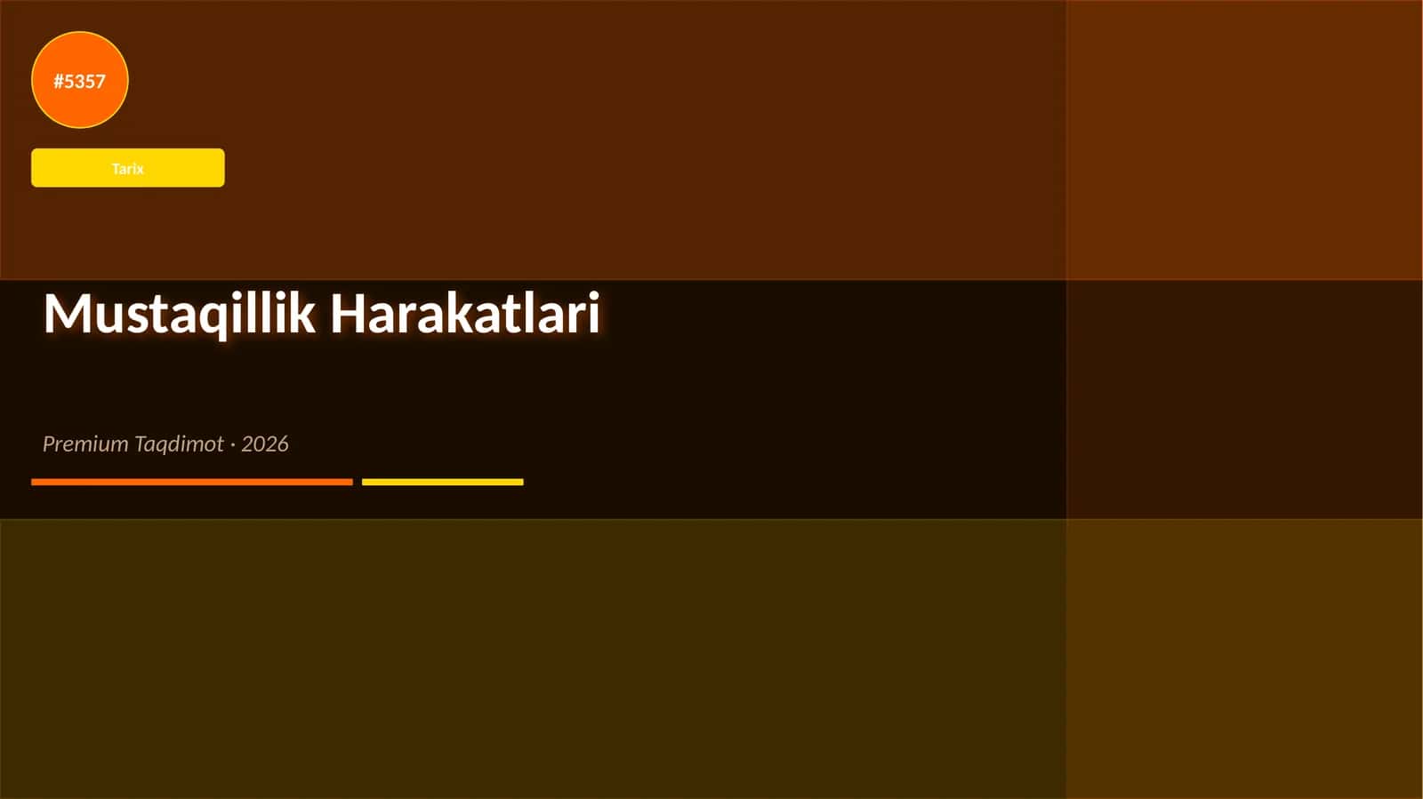 Mustaqillik Harakatlari 1