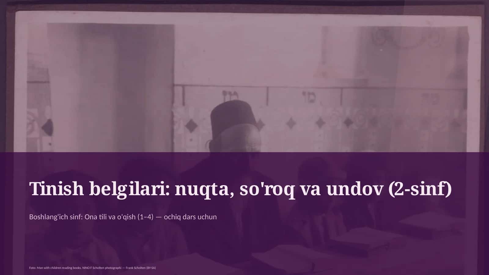 Ona tili va o'qish (1–4) 1