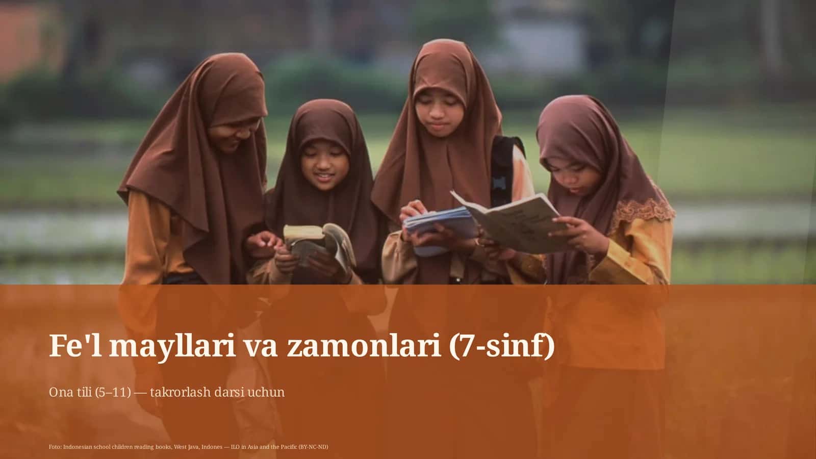Fe'l mayllari va zamonlari (7-sinf) 1