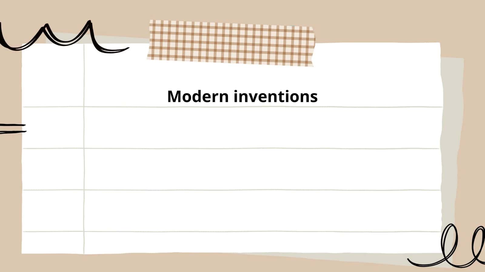 Modern inventions 1