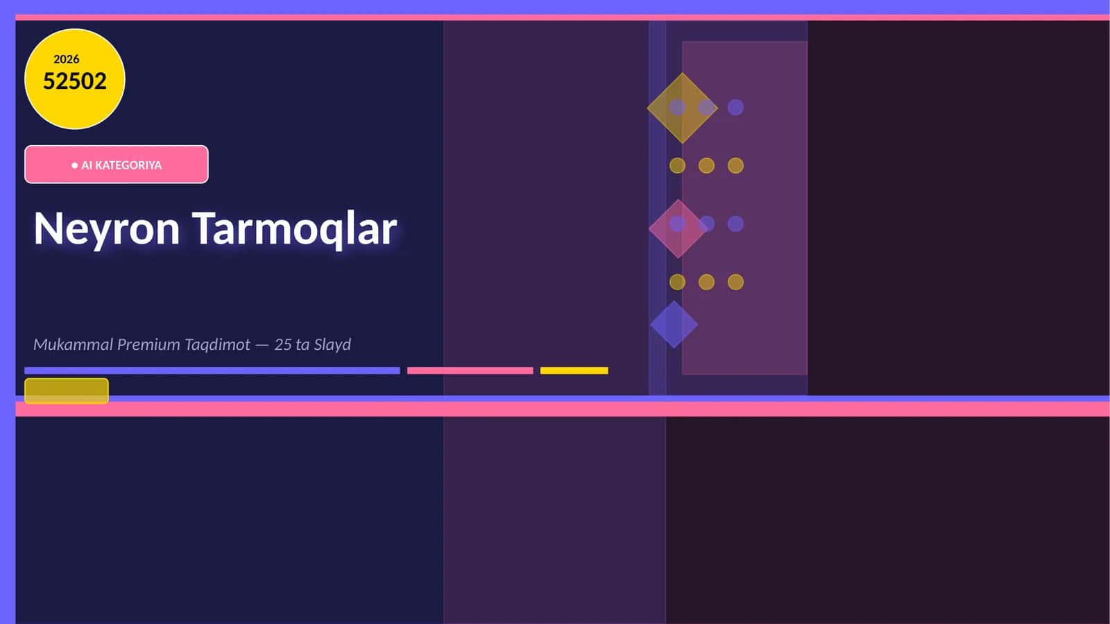 Neyron Tarmoqlar 1