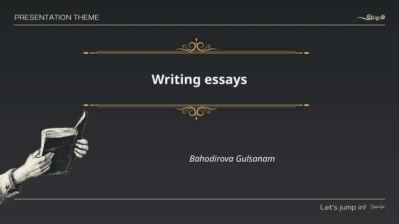 Writing essays 1