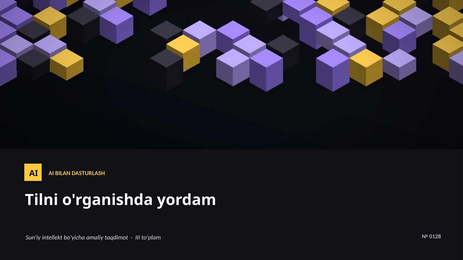 AI BILAN DASTURLASH 1