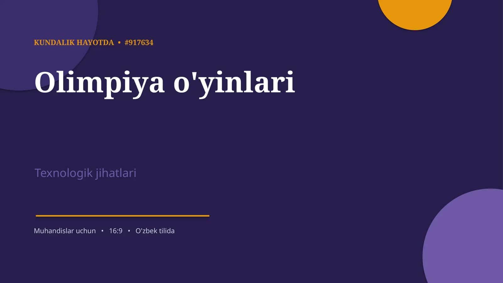 Olimpiya o'yinlari 1