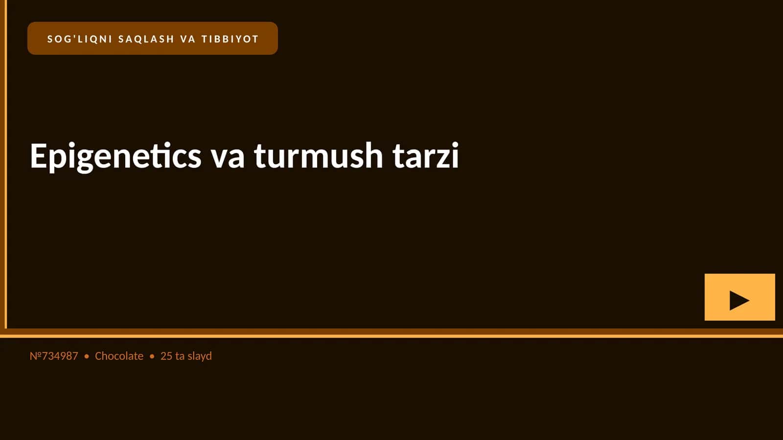 Epigenetics va turmush tarzi 1