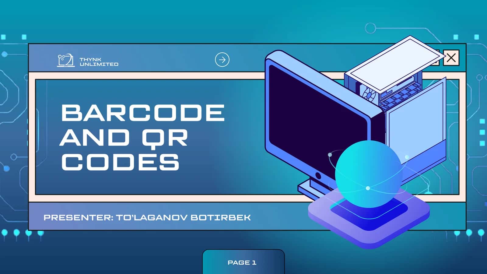 BARCODE AND QR CODES 1