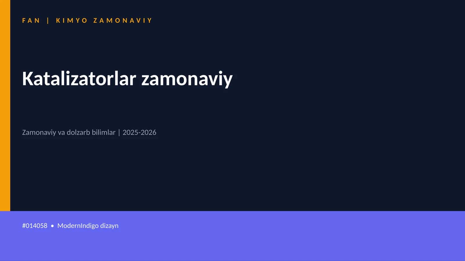 KIMYO ZAMONAVIY 1
