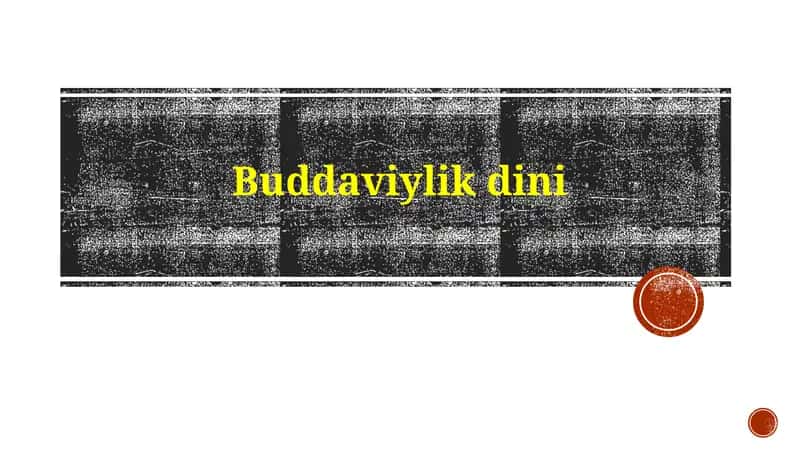 Buddaviylikdini 1