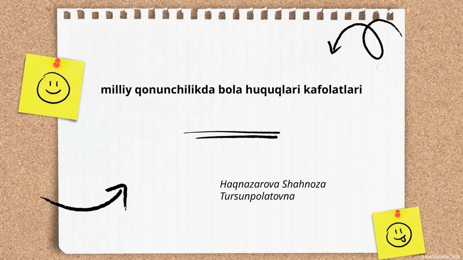 milliy qonunchilikda bola huquqlari kafolatlari 1