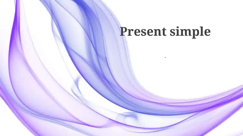 Present Simple 1