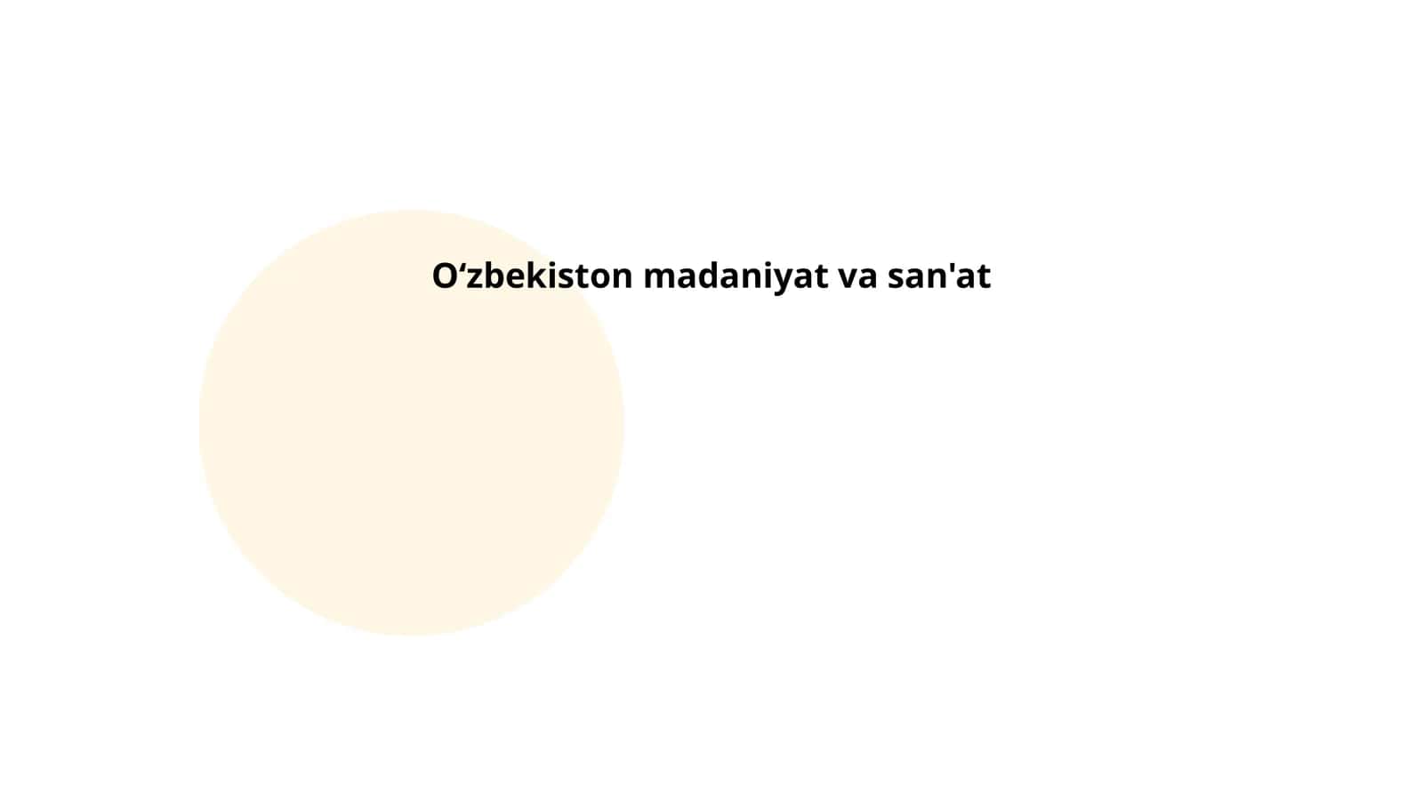 Oʻzbekiston an'anaviy musiqa san'ati 1