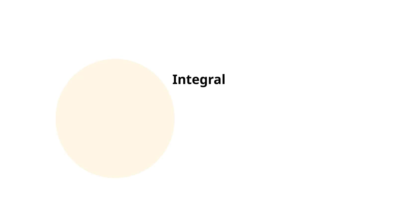 Integral 1