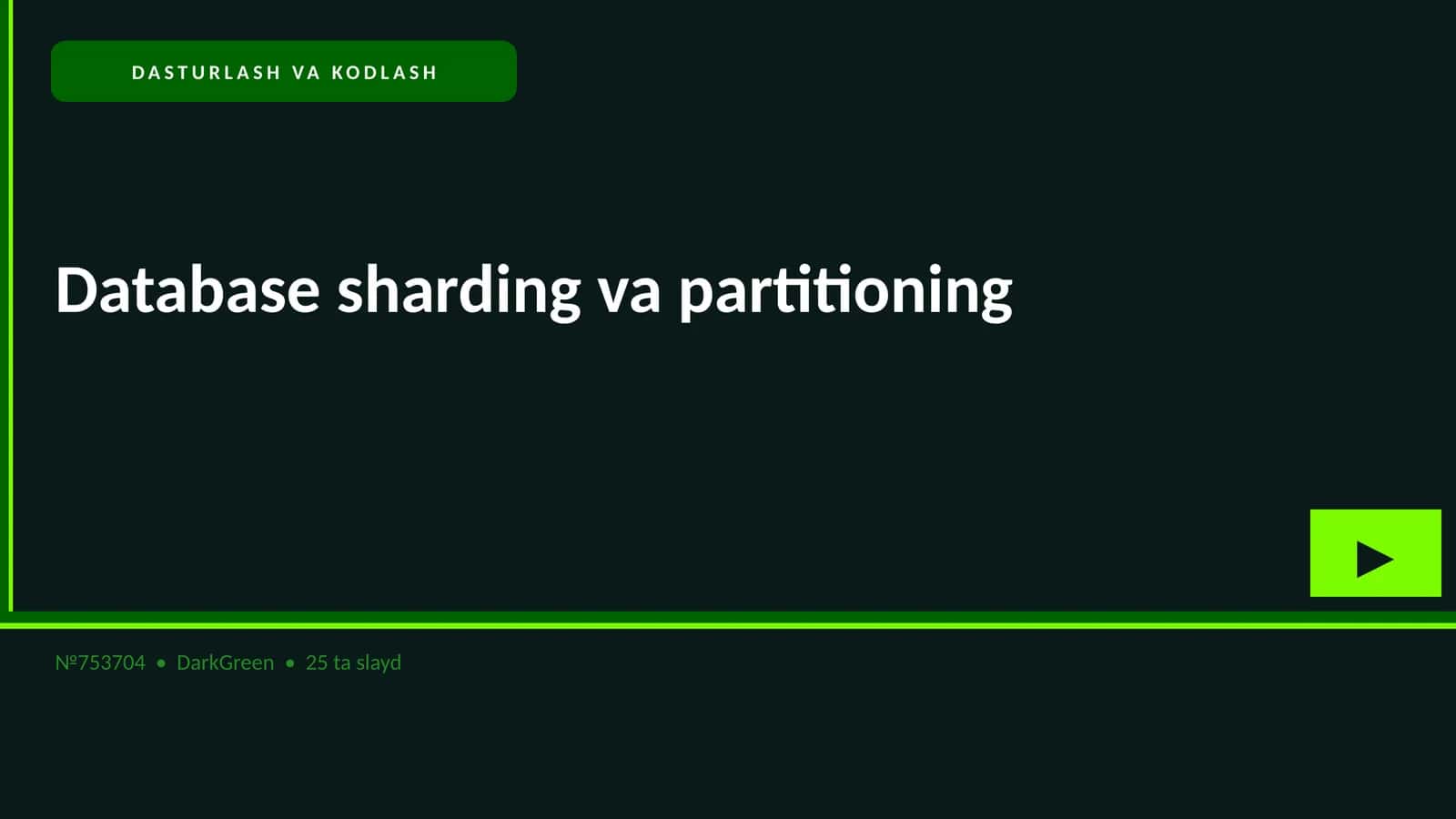 Database sharding va partitioning 1