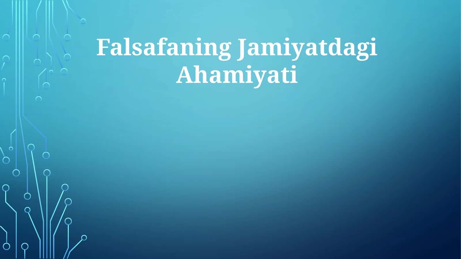 Falsafaning Jamiyatdagi Ahamiyati 1