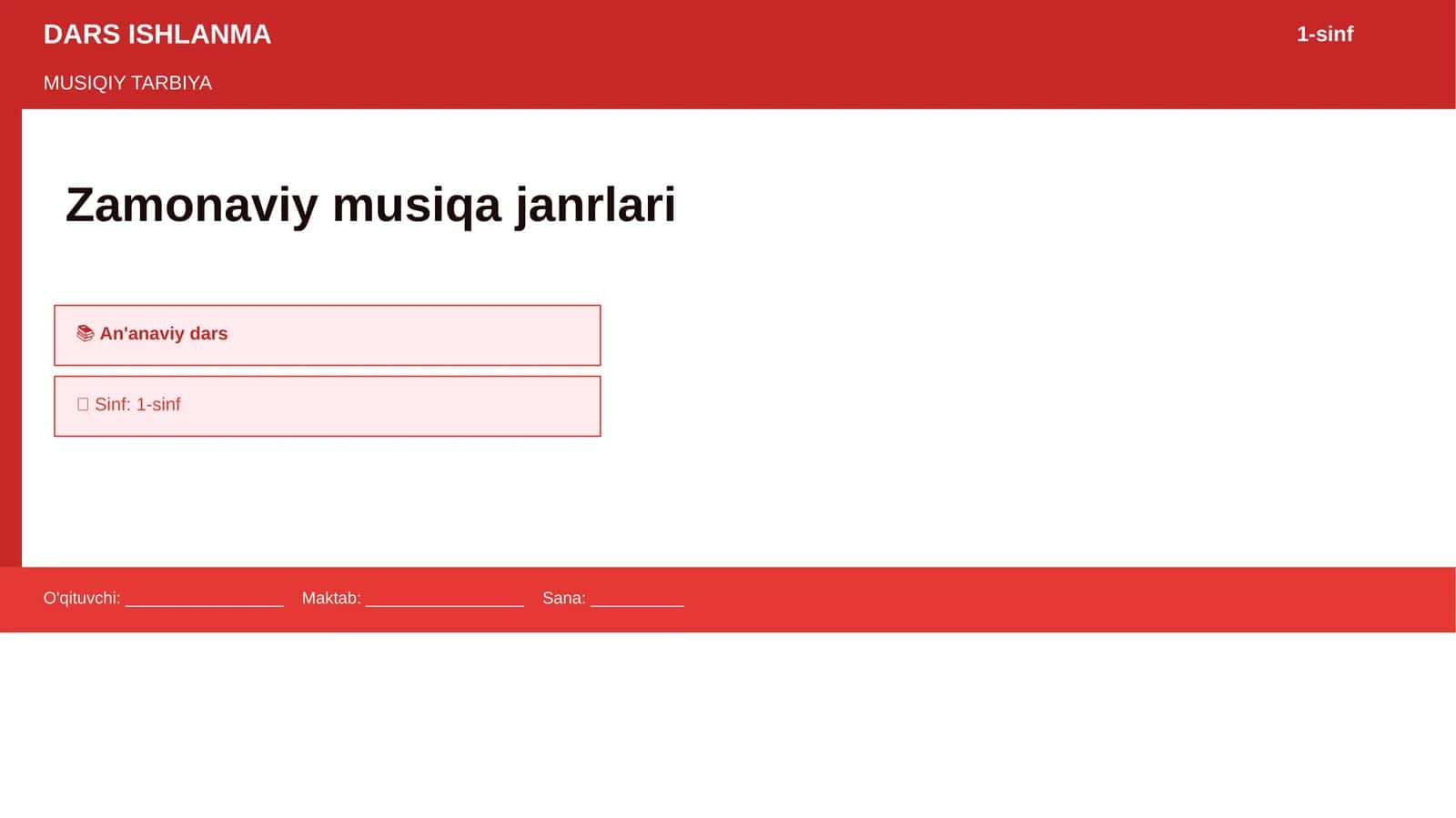 DARS ISHLANMA 1