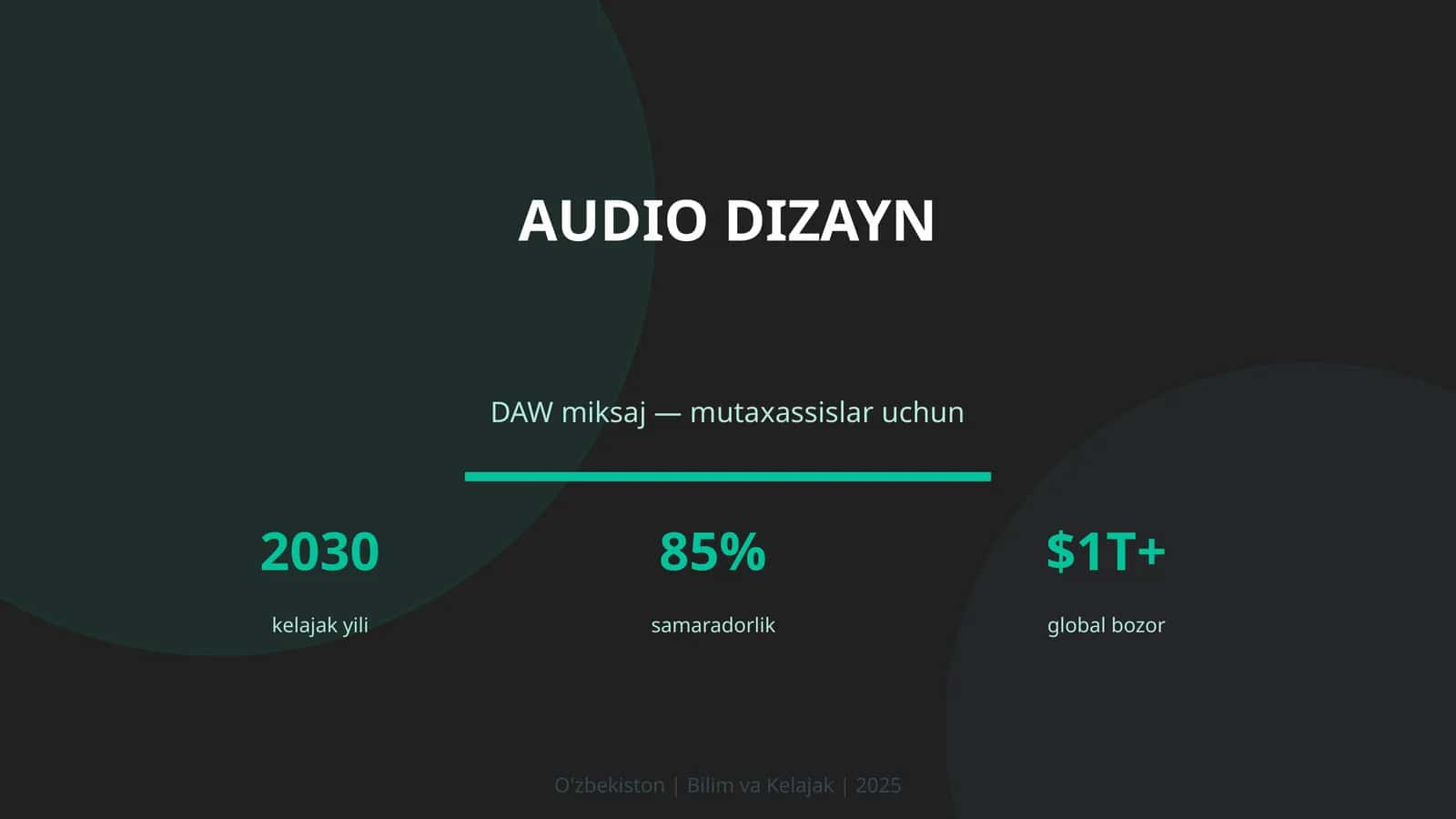 Audio dizayn 1