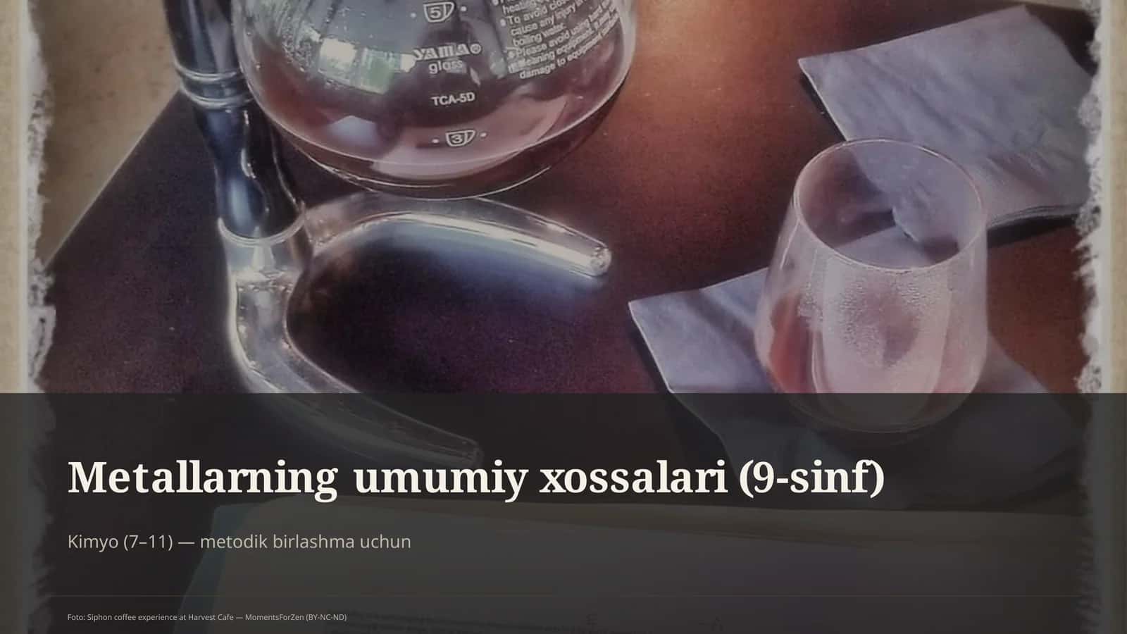 Metallarning umumiy xossalari (9-sinf) 1