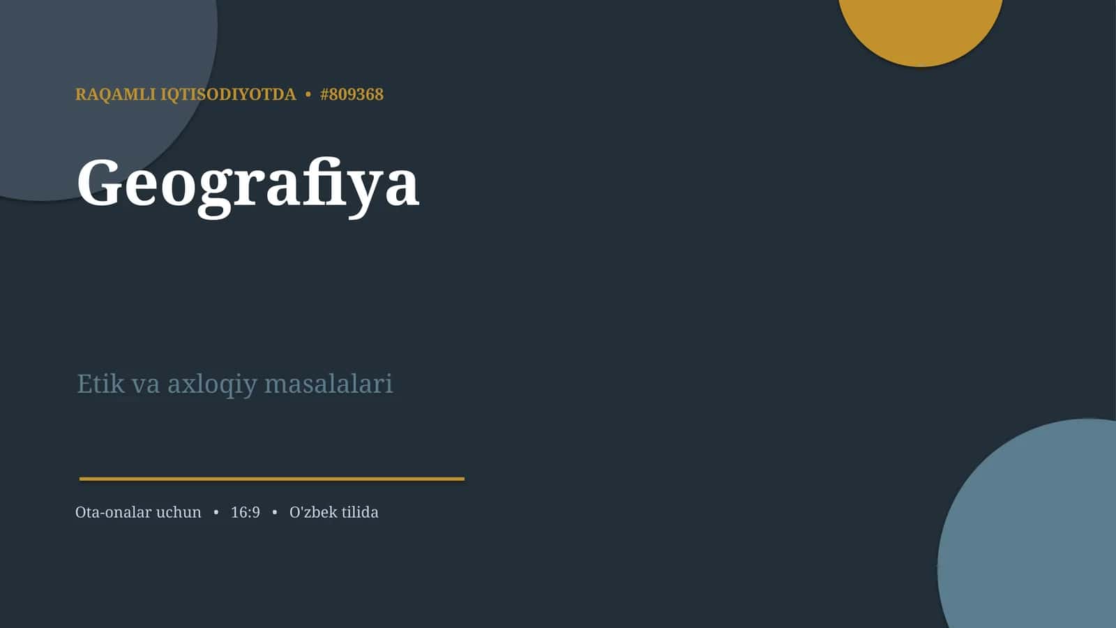 Raqamli iqtisodiyotda 1