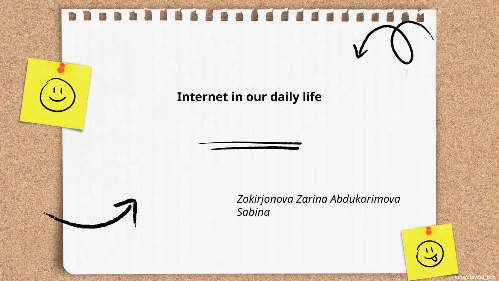 Internet in our daily life 1