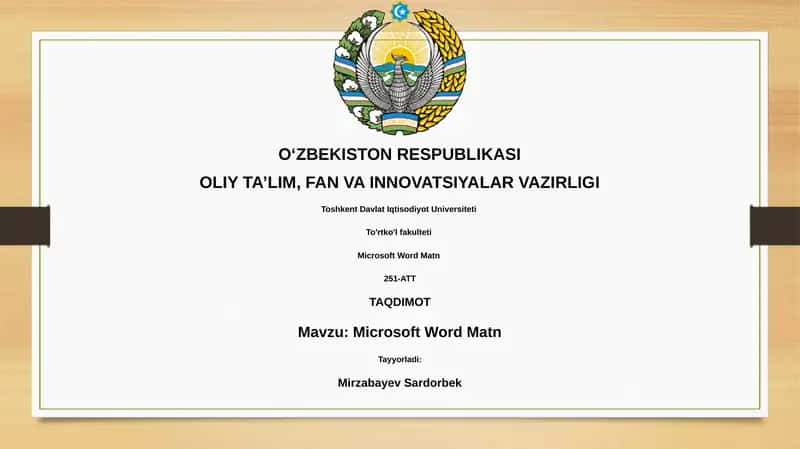 Microsoft Word Matn 1