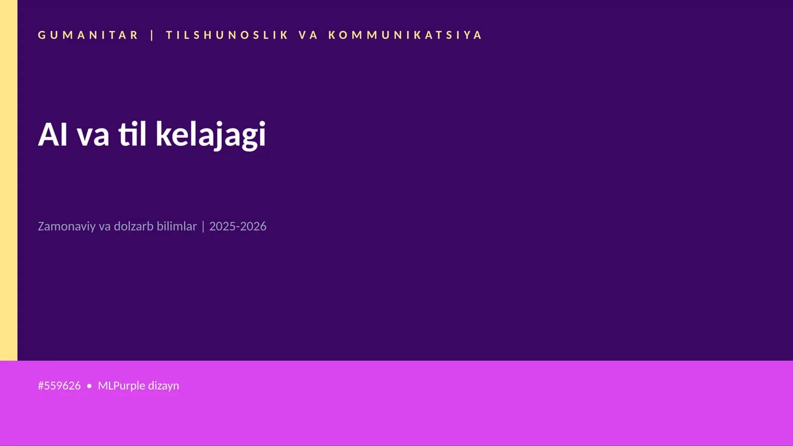 AI va til kelajagi 1