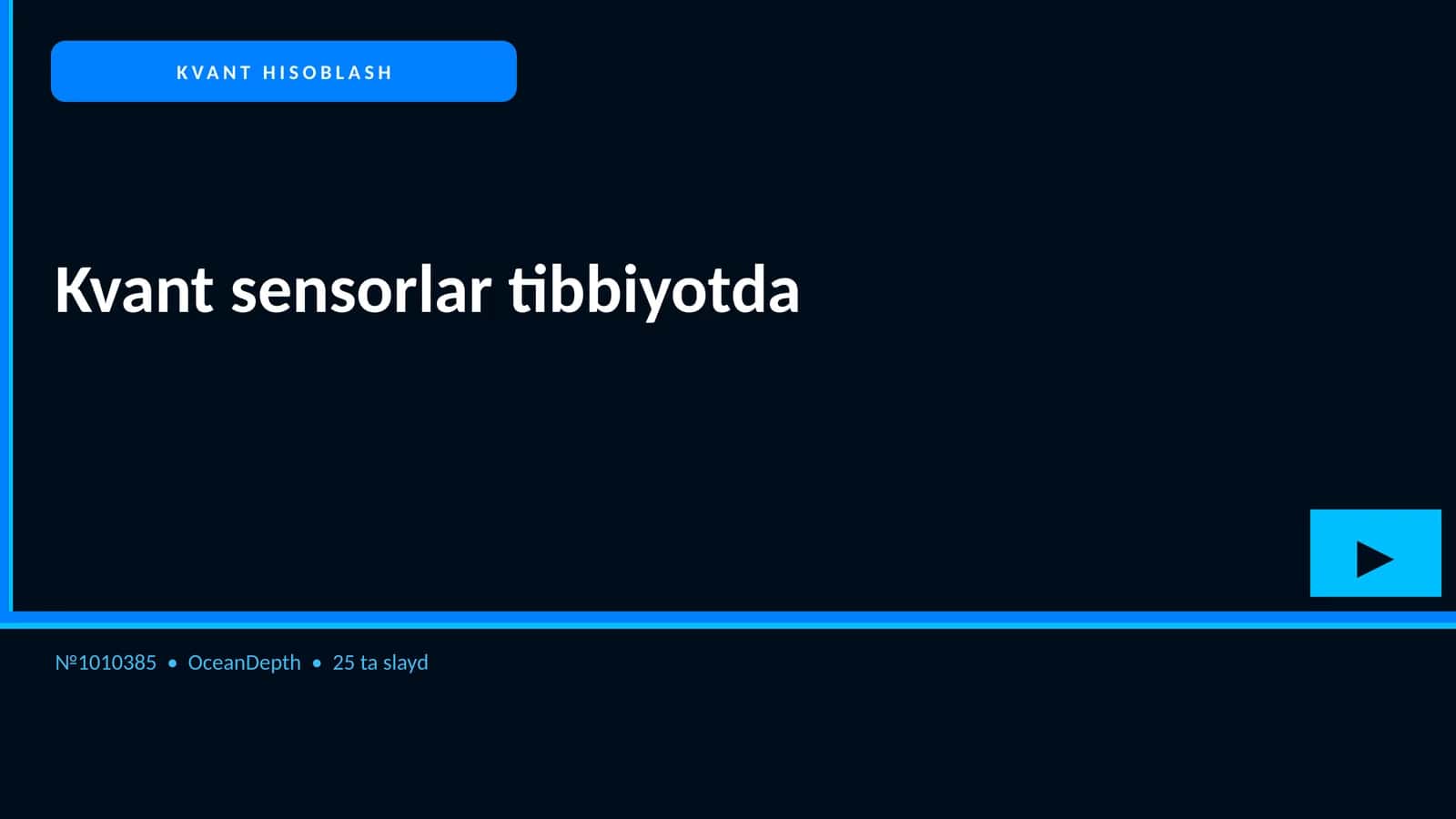 Kvant sensorlar tibbiyotda 1