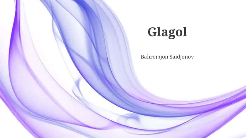 Glagol 1